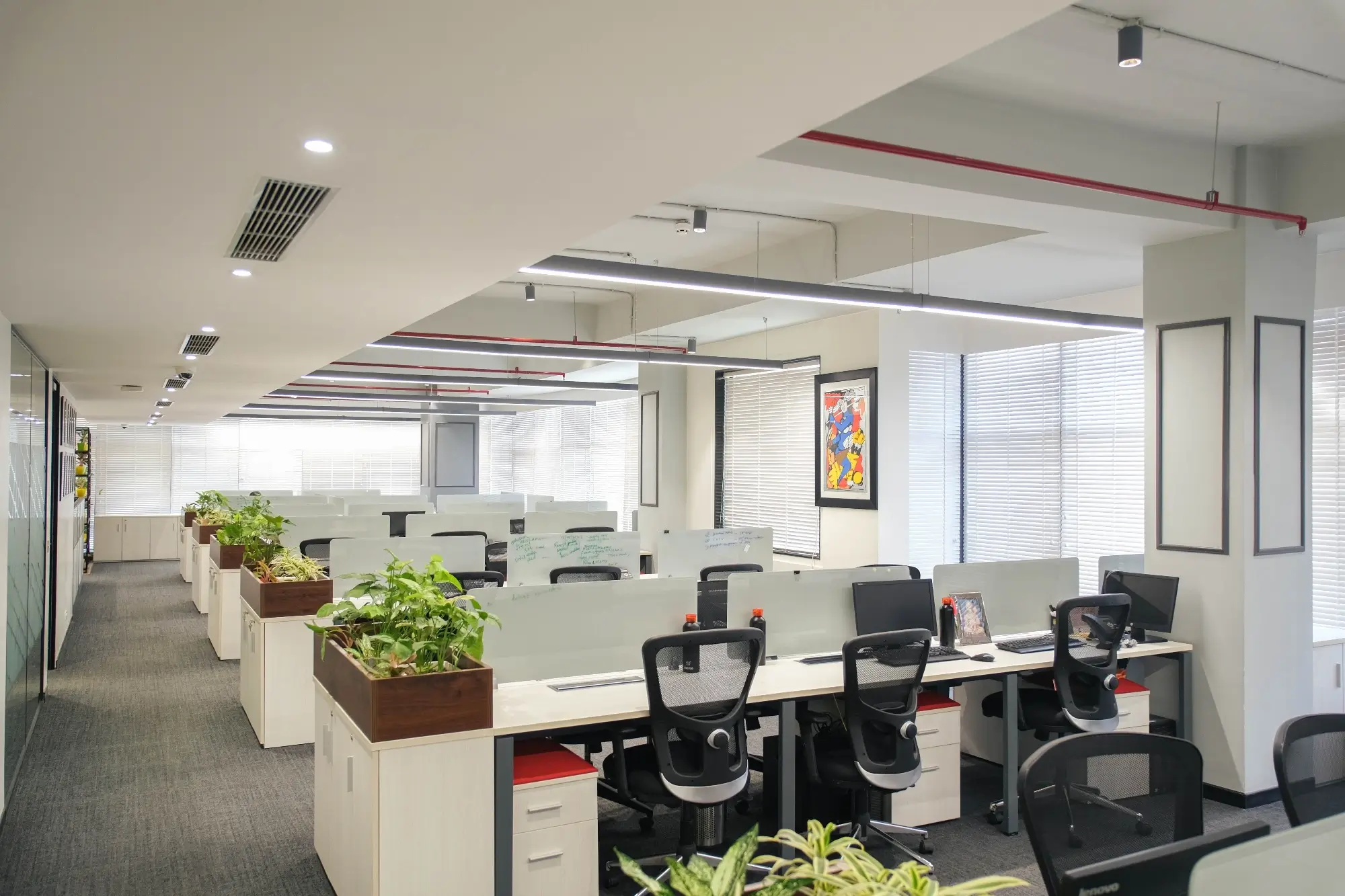 office table storage solutions